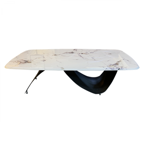 COFFEE TABLE BLACK MARBLE RECTANGULAR 1350X750C22105L-B