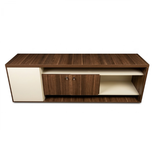 TV STAND 65" WALNUT/OFF WHITE R1490