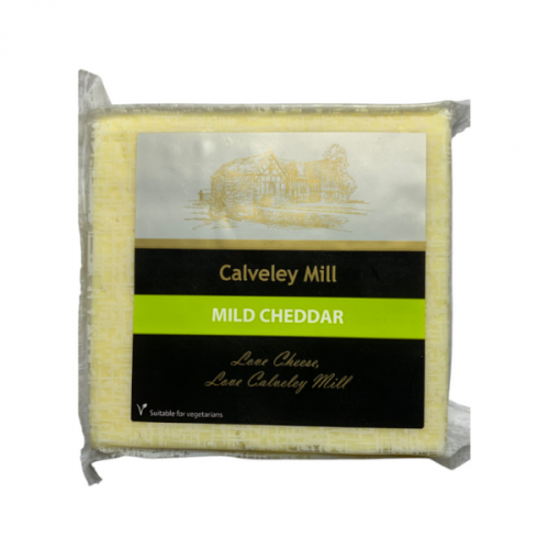 CALVELEY MILL WHITE MILD CHEDDAR CHEESE 200G