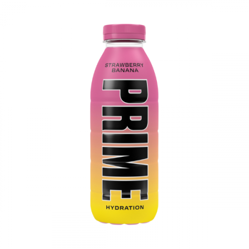 PRIME STRAWBERRY & BANANA HYDRATION DRINK 500ML 