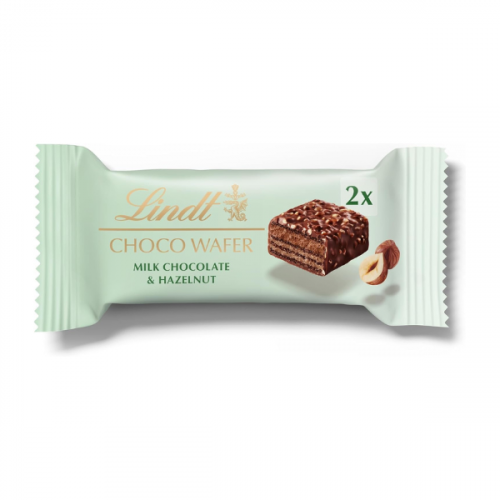 LINDT CHOCO WAFER MILK HAZELNUT 30G