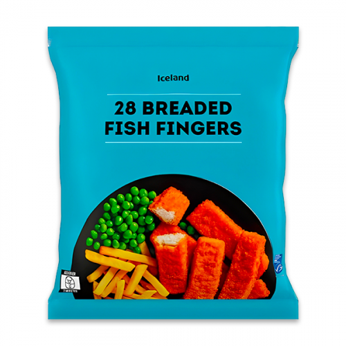 ICELAND 28PK BREADED FISH FINGERS 700G 