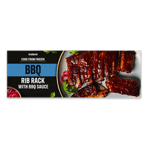 ICELAND RACK OF BBQ RIBS 400G 