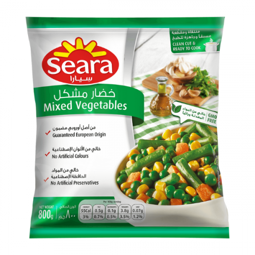 SEARA MIXED VEGETABLES 4 WAY CUT 800G