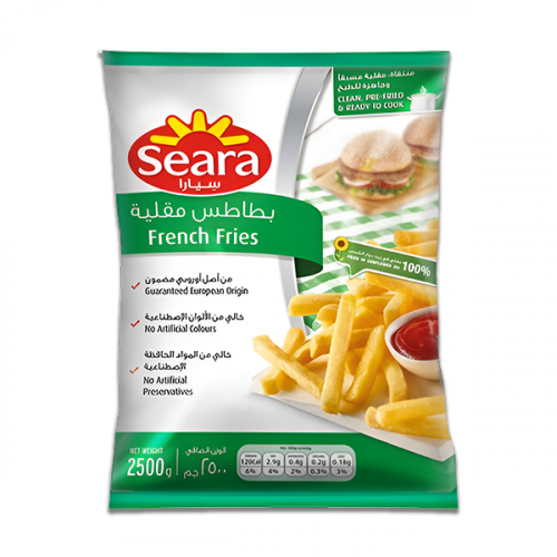 SEARA FRENCH FRIES SHOESTRING 7/7MM  2.5KG