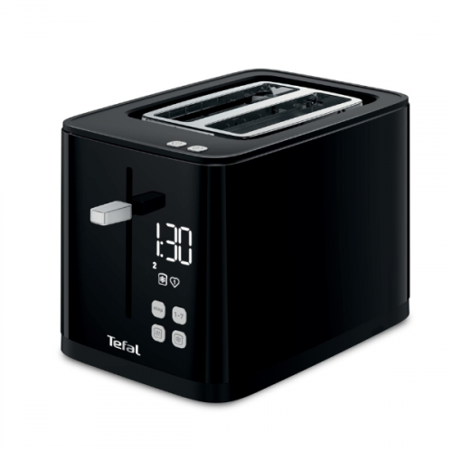 TEFAL TOASTER 2SLICE 850W DIGITAL BLACK TT640840