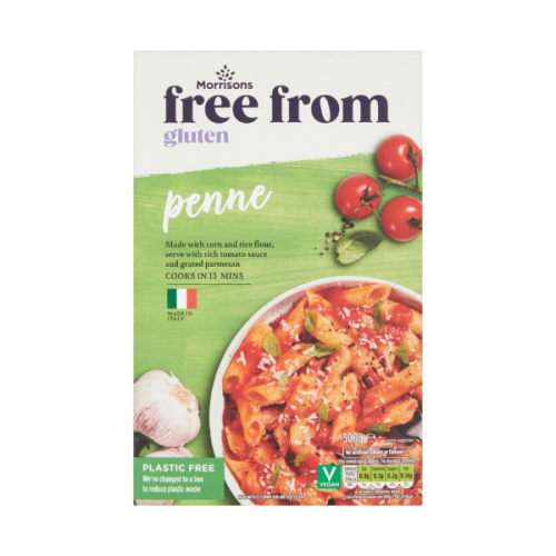 MORRISONS FREE FROM PENNE 500G