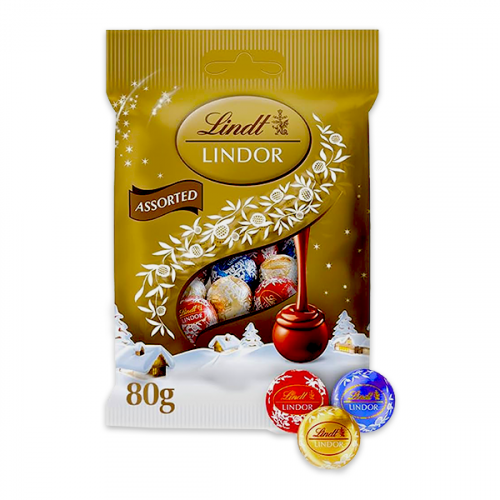 LINDOR ASSORTED MINI TRUFFLES 80G