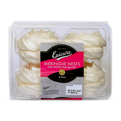 EPICURE MERINGUE NESTS 100G 