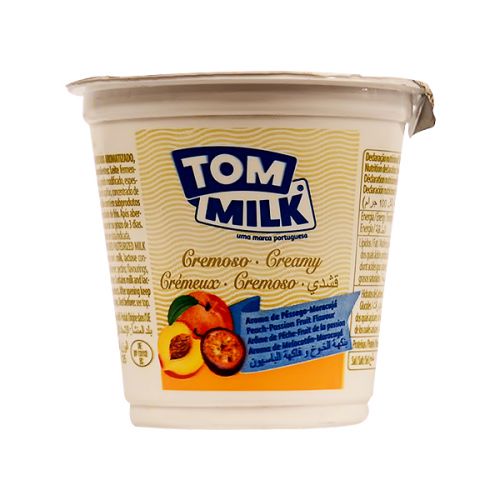 TOM MILK PEACH – PASSION FRUIT FLAVOR CREAMY DESSERT 125G