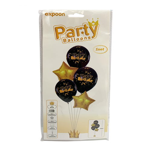 BALLOON SET WITH STAND ASSORTED COLORS YIWU