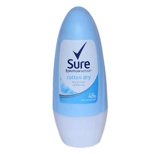 SURE ROLLON COTTON DRY  50ML 