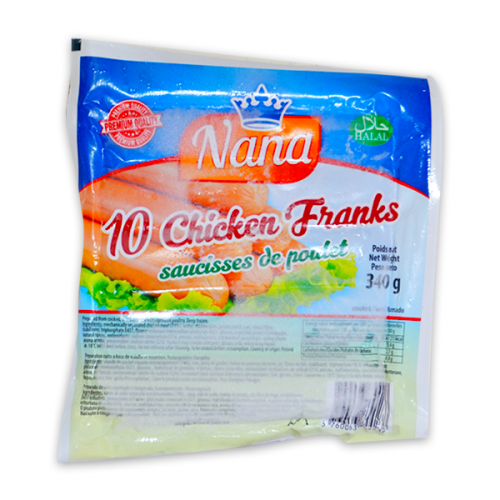 NANA CHICKEN FRANKS 340G 