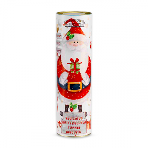 FARMHOUSE BISCUITS SANTA TUBE 240G