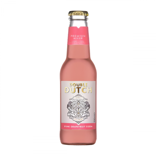 DOUBLE DUTCH PINK GRAPE FRUIT SODA DRINK 200ML