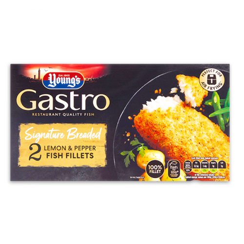 YOUNGS GASTRO LEMON&PEPPER FISH FILLET 270G 