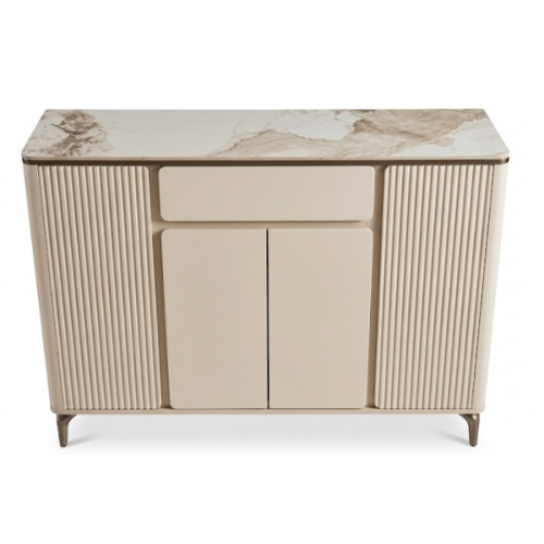 SHOE CABINET MARBLE TOP 130X34X100CM F41