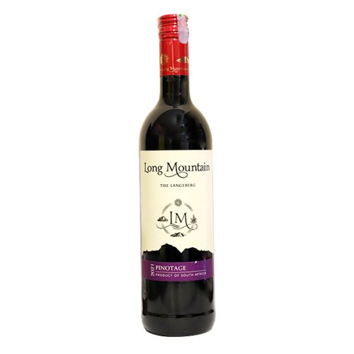 LONG MOUNTAIN PINOTAGE RED WINE 13% 750ML