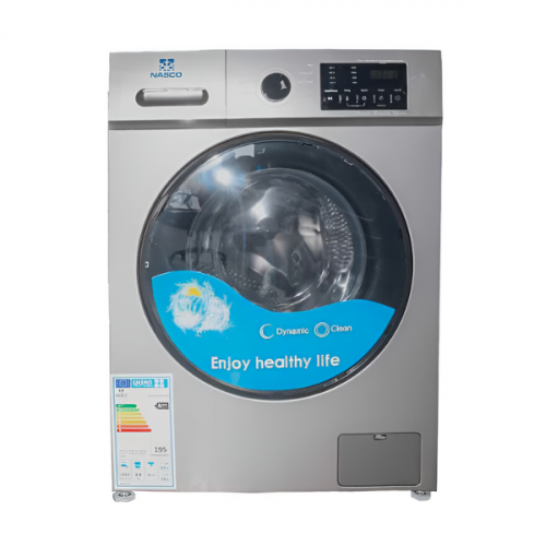 NASCO WASHING MACHINE FRONT LOAD 10KG NASFL-JS10KG-S