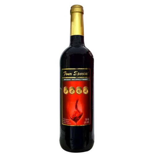 FOUR SPECIAL SWEET RED WINE 10% 750ML