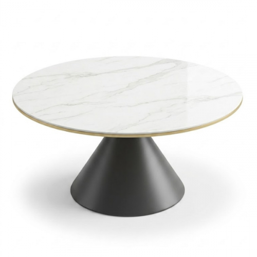 COFFEE TABLE MARBLE TOP ROUND D80