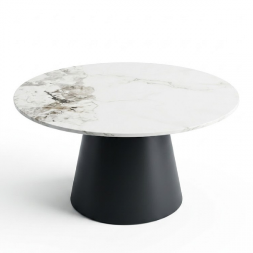 COFFEE TABLE MARBLE TOP ROUND D81