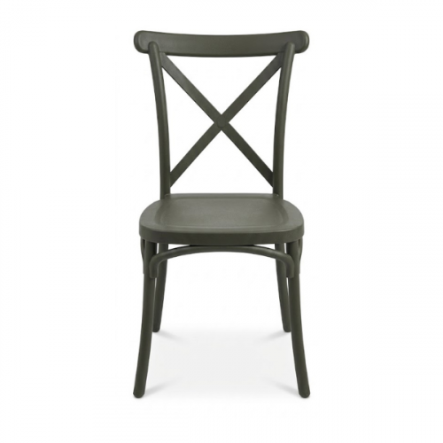 PLASTIC CHAIR BLACK 47.5X51X90CM PP-66B
