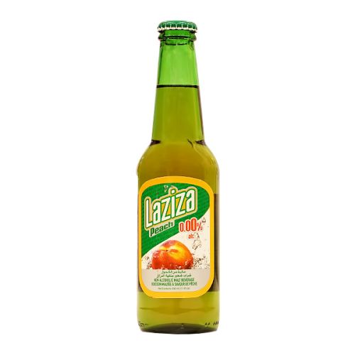 LAZIZA NON ALCOHOLIC BEER  PEACH GLASS 330ML