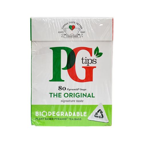 PG TIPS PYRAMID TEA BAGS 80