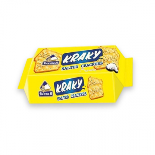 DEEMAH KRAKY SALTED CRACKERS BISCUIT 90G