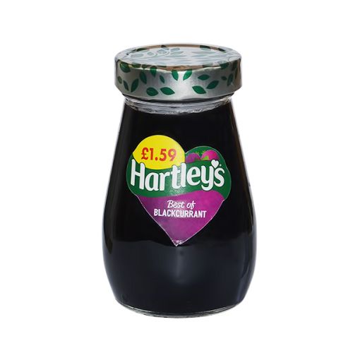 HARTLEY BEST BLACKCURRANT JAM 340G  