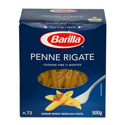 BARILLA PENNE RIGATE PASTA 500G