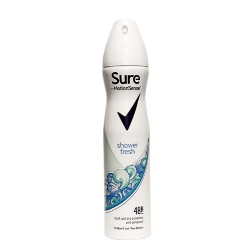SURE DEODORANT APA WOMEN SHOWER FRESH 250ML