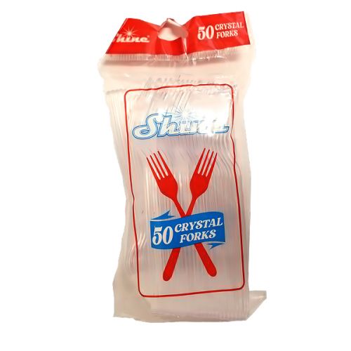 SHINE CRYSTAL FORK (50PIECES) 