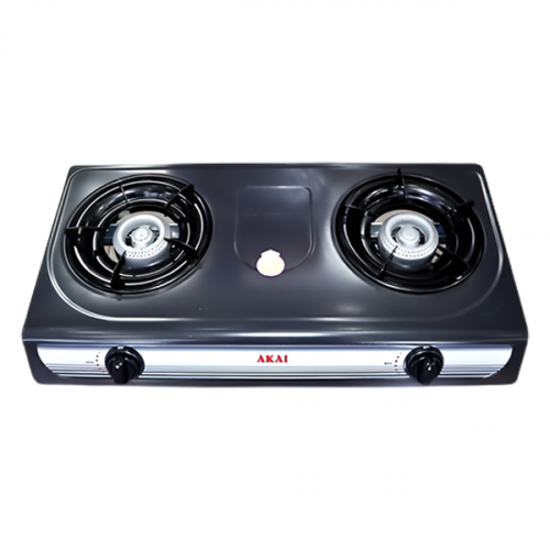 AKAI GAS STOVE 2 BURNERS TABLE TOP GC018A-8201