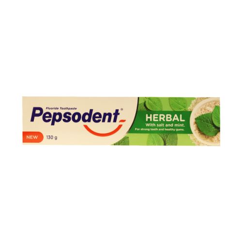 PEPSODENT HERBAL SALT & MINT TOOTHPASTE 130G