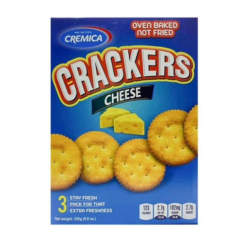 MRS BECTORS BISCUIT CHEESE CRACKER 250G