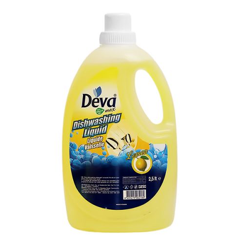 DEVA DISHWASHING LIQUID SOAP LEMON 2.5L