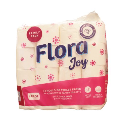 FLORA TOILET ROLL 32PIECES