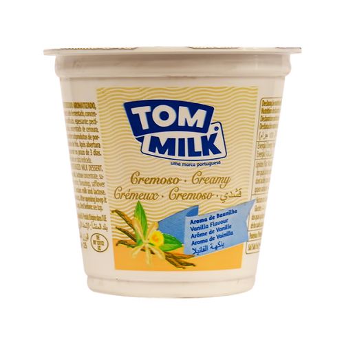 TOM MILK VANILLA FLAVOR CREAMY DESSERT 125G