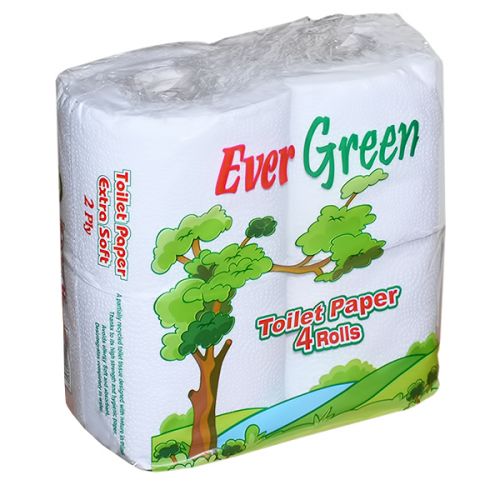 EVERPACK EVERGREEN TOILET ROLL 4ROLLS