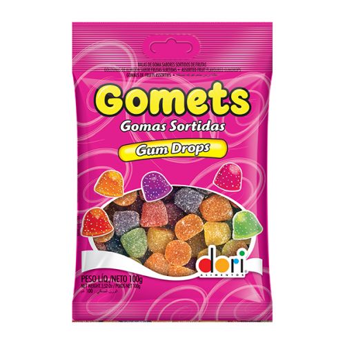 GOMETS GUM DROPS 100G  