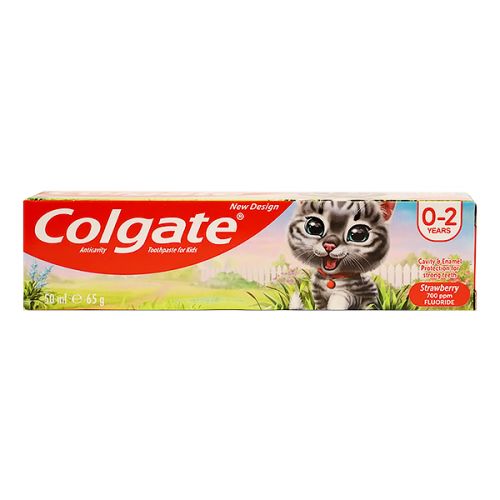 COLGATE BABY TOOTHPASTE STRAWBERRY (0-2YRS) 50ML