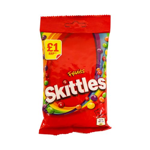 SKITTLES FRUIT POUCH 125G  