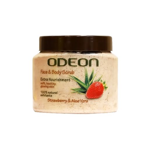 ODEON STRAWBERRY AND ALOEVERA  FACE & BODY SCRUB 300ML