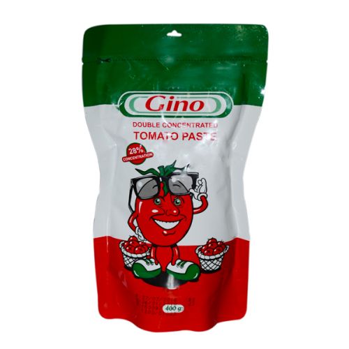 GINO TOMATO PASTE  PILLOW PACK 400G