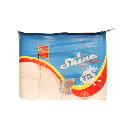 SHINE TOILET ROLL ULTRA SOFT 2PLY (12PIECES)