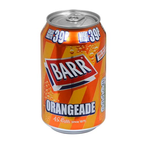 BARR ORANGEADE DRINK LOW SUGAR 330ML