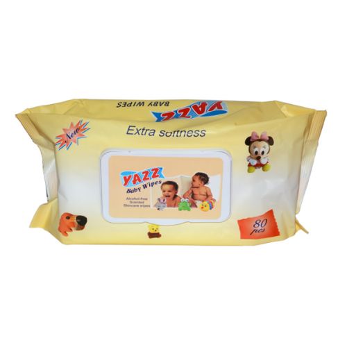 YAZZ BABY WIPES 80 PCS