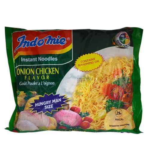 INDOMIE HUNGRY MAN ONION CHICKEN FLAVOR 180G 